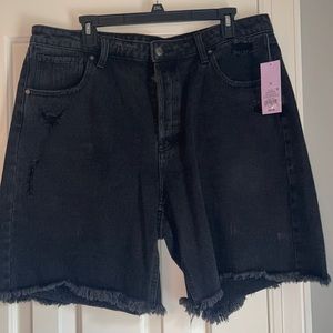 Women’s Black Jean Shorts